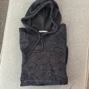 DSG Men’s Charcoal Cracked Design Hoodie